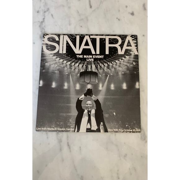 Vintage "Sinatra: The Main Event Live" Vinyl Record - Picture 1 of 2